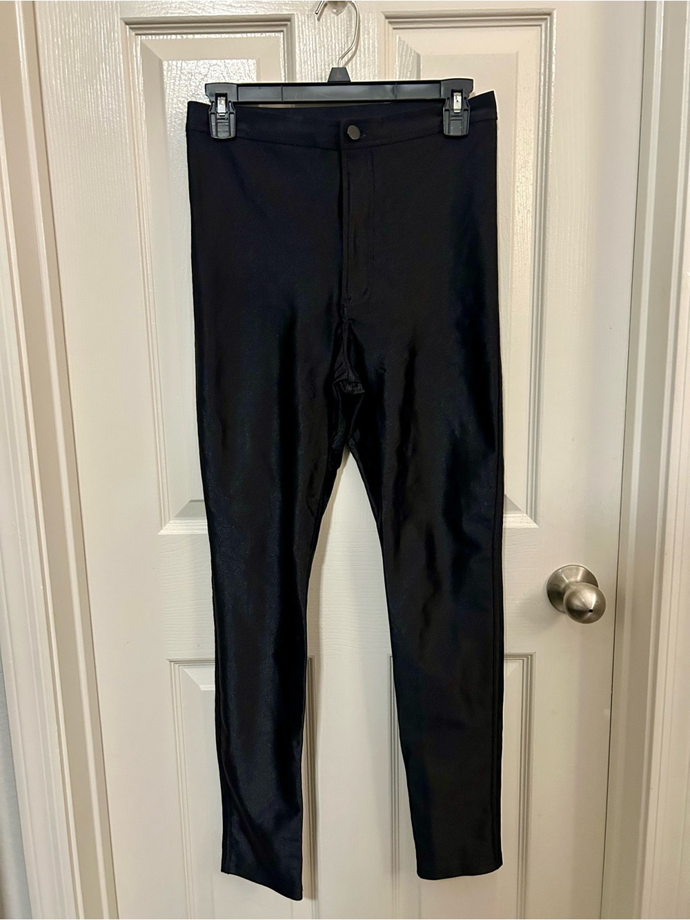 American Apparel Black Disco Pants Size L